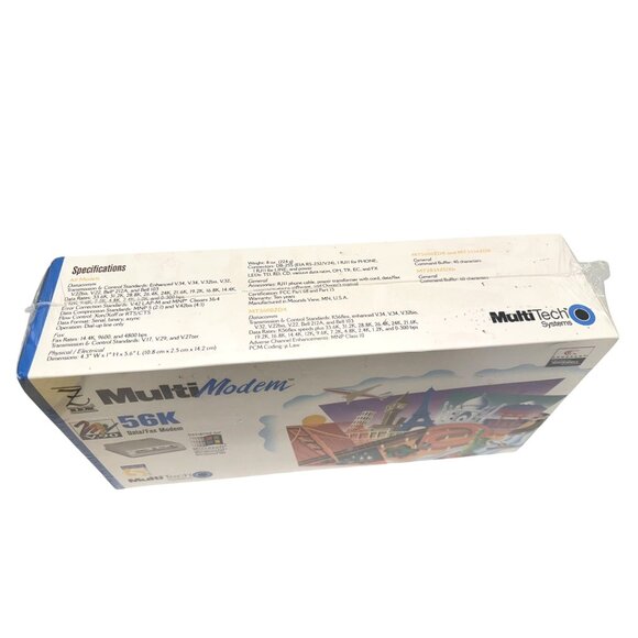 Multi-Tech K56flex MultiModem MT5600ZDX Data/Fax Modem New Sealed - Picture 2 of 4